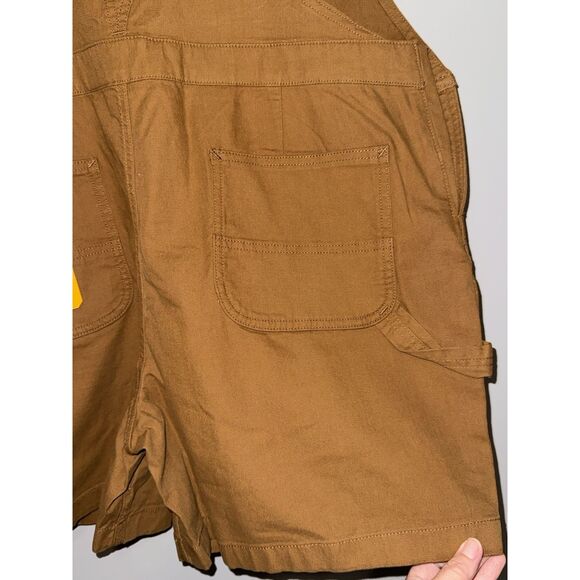 Carhartt Women Relaxed Fit Shortalls One-Piece Canvas Overall Shorts XL 16-18 - Picture 8 of 16